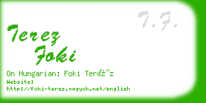 terez foki business card